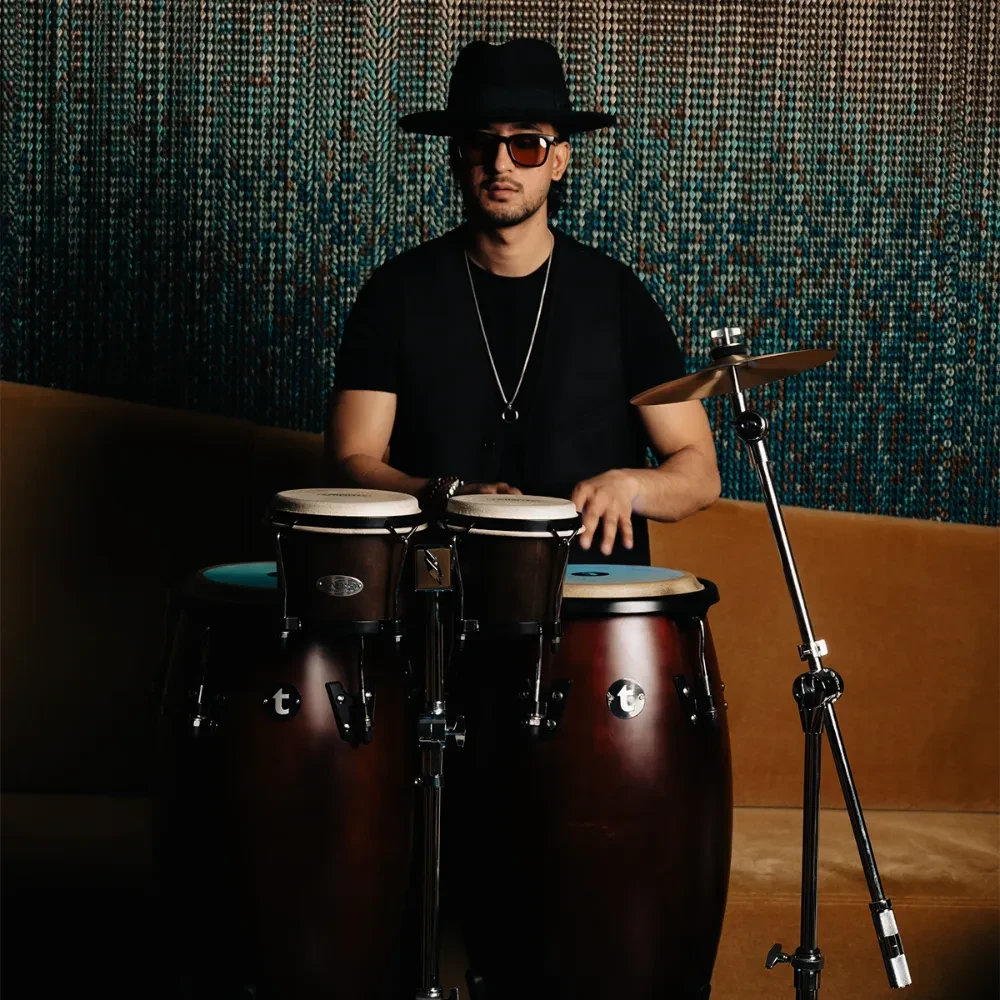 Live percussion at Chotto Matte Riyadh KAFD